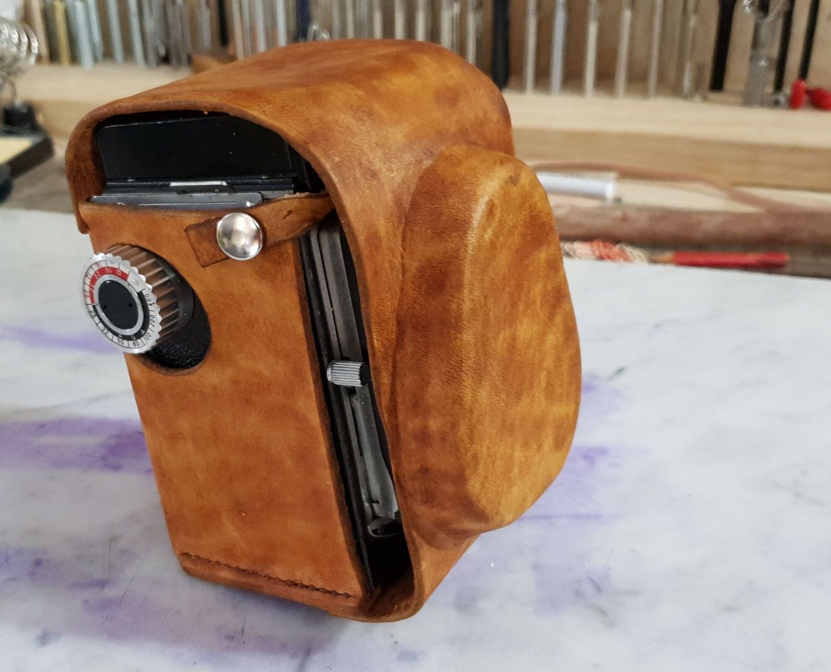 Custom TLR camera case - closed